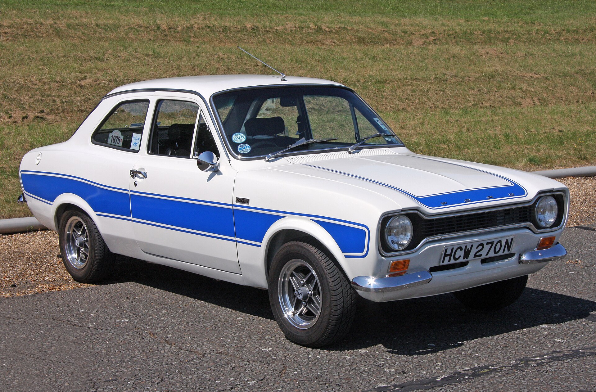 Ford Escort RS2000 Mk2 Droopsnoot in klassischer Aufnahme