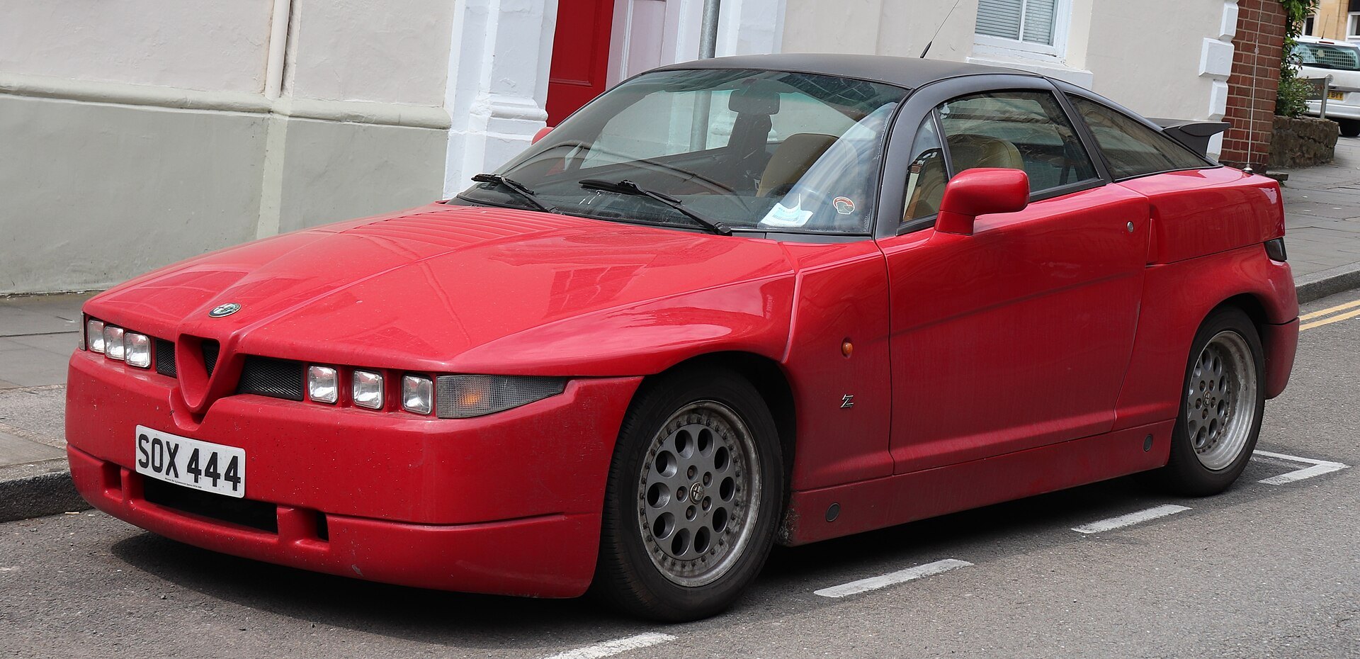 Alfa Romeo SZ Zagato Coupé in Rot