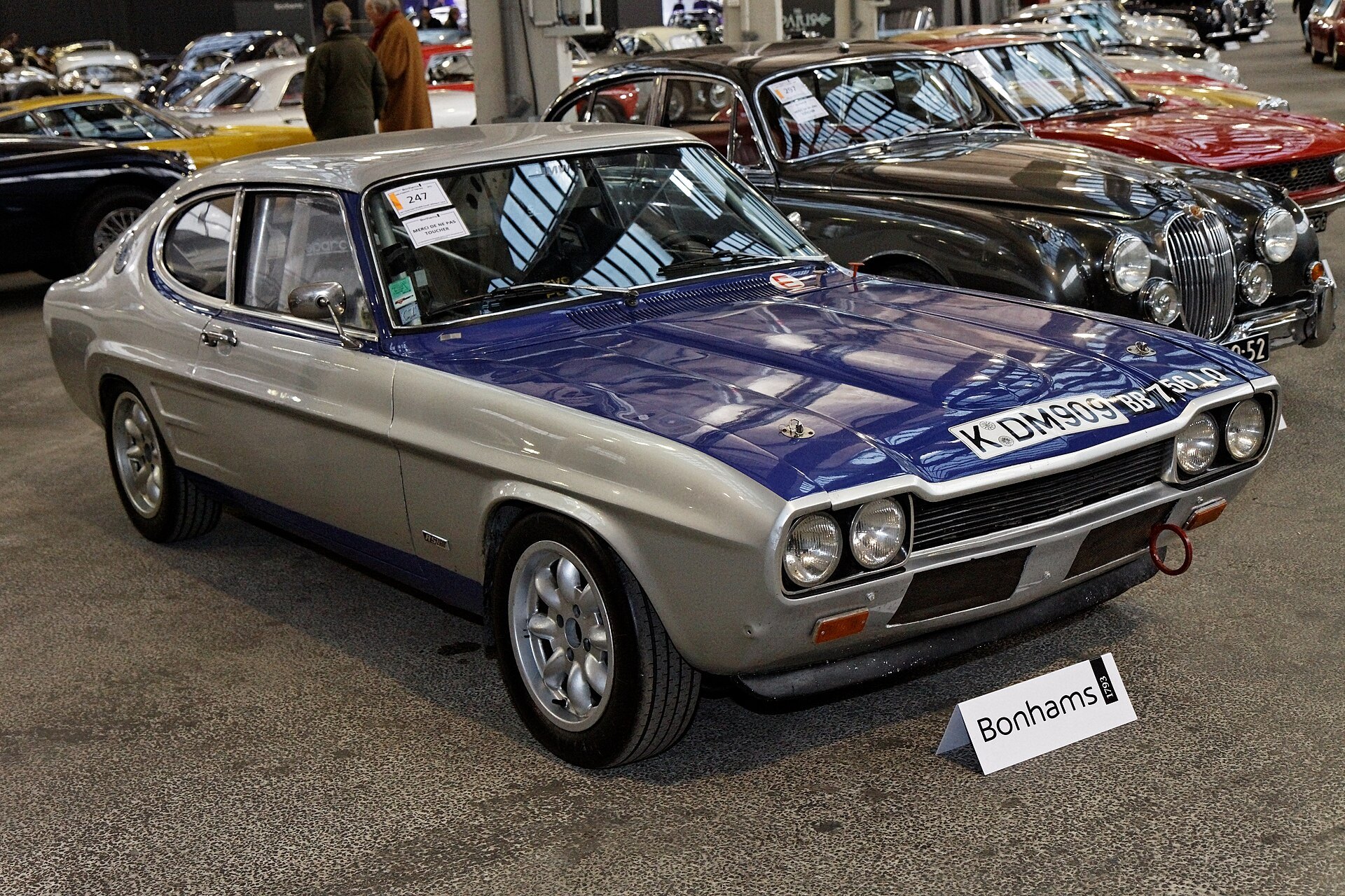 Ford Capri I Coupé, frühe Schmalscheinwerfer-Ausführung