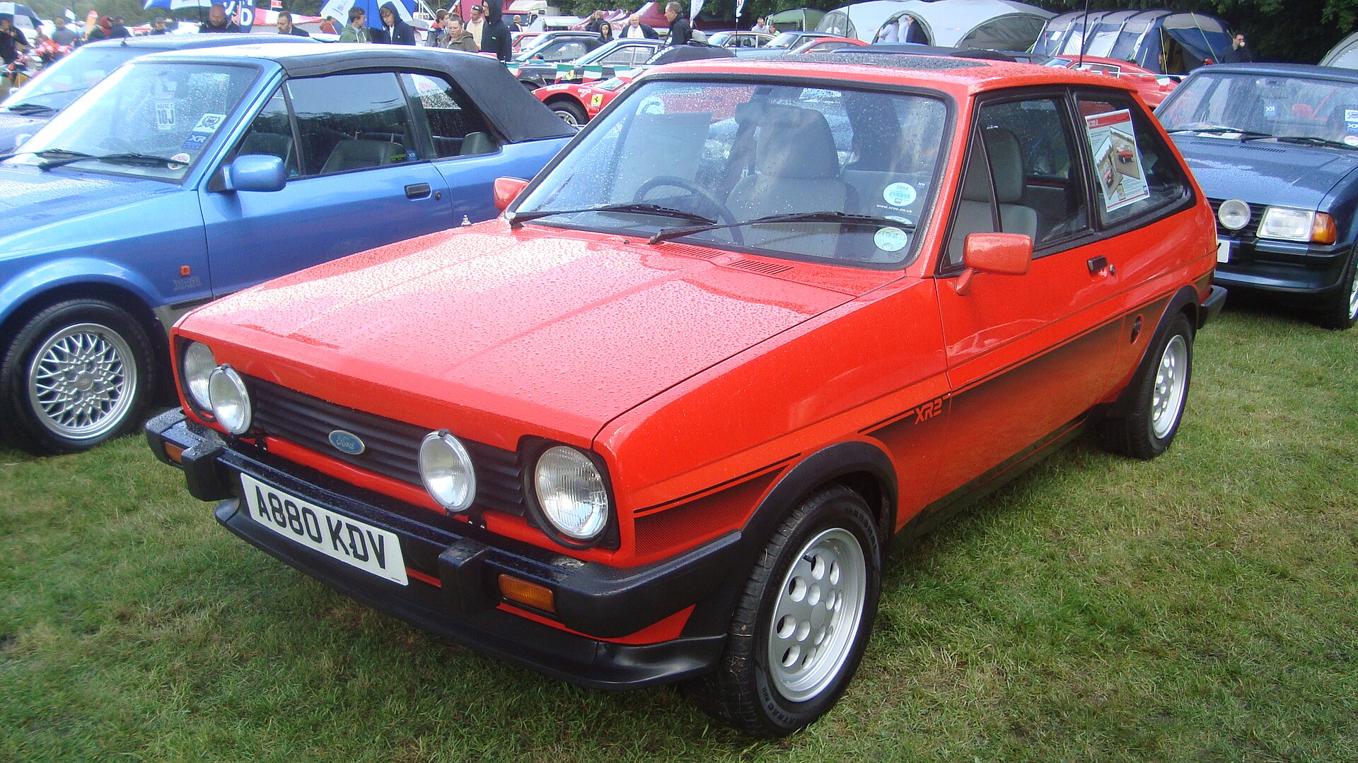 Ford Fiesta XR2 Mk2 mit Pepperpot-Felgen