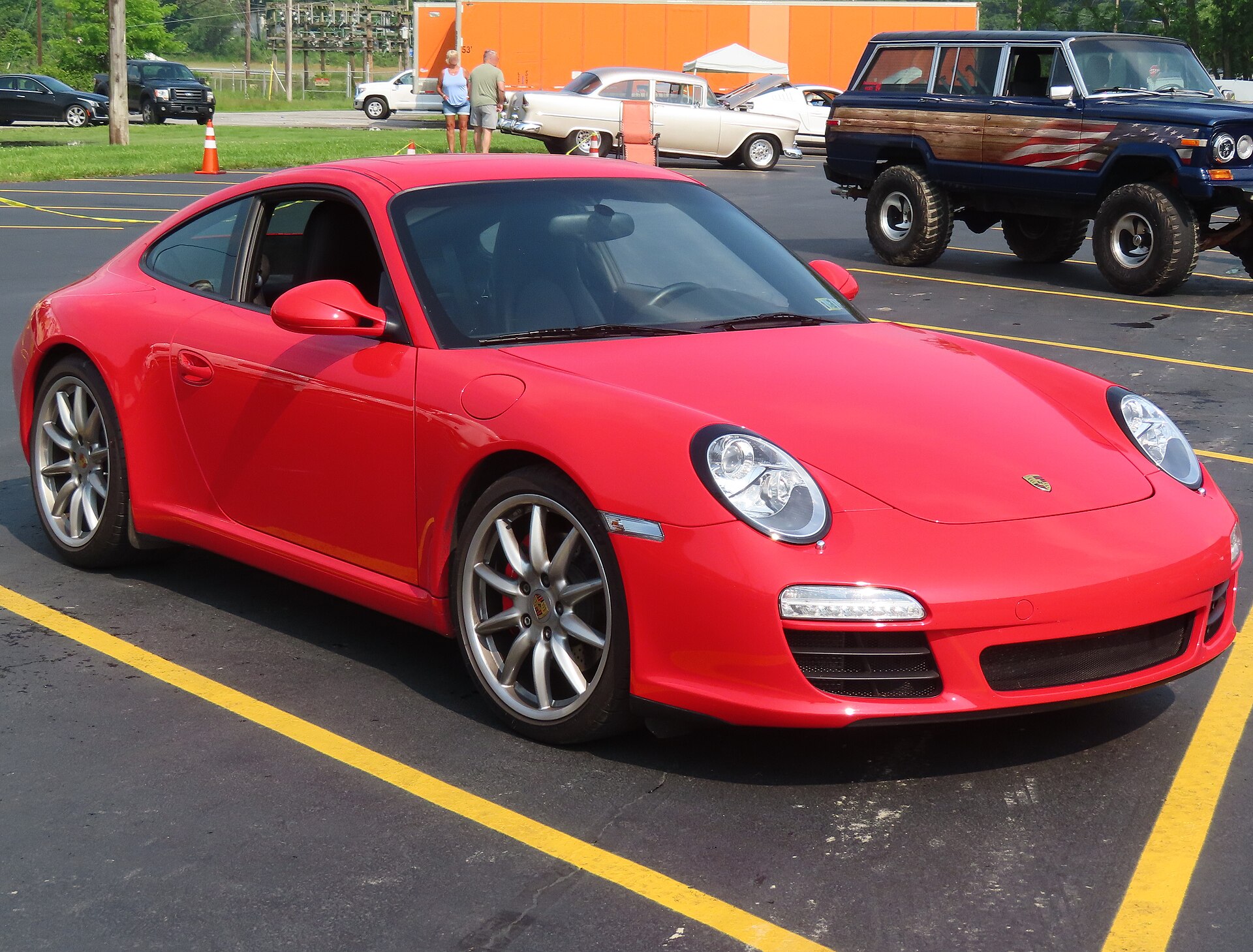 Porsche 997 Carrera S Coupé, wassergekühlter 911 mit runden Scheinwerfern