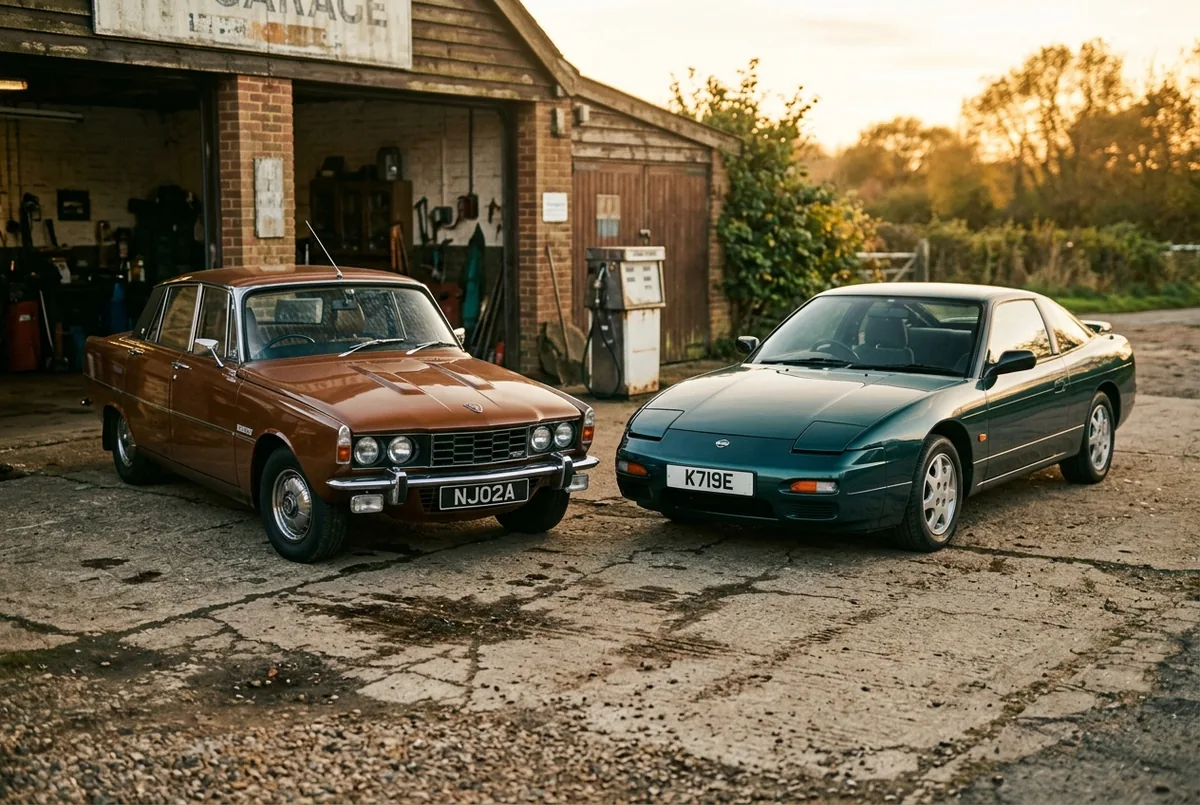 Chrom-Klassiker und 90er-Coupé Seite an Seite